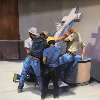 Electrician, caregivers, workmen memorialized in Ascension hospital lobby